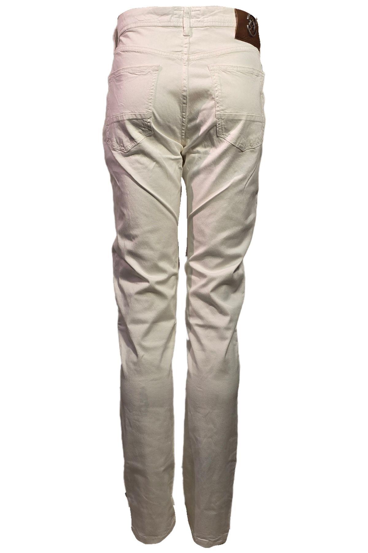 Campione 1779901 Erkek Kot Pantolon Off White