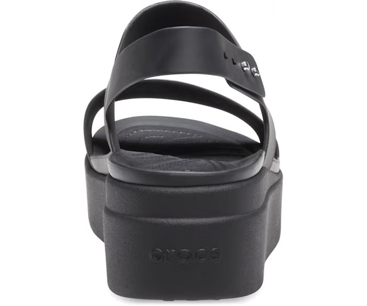 Crocs Brooklyn Low Wedge Kadın Terlik 206453-060 Black/Black