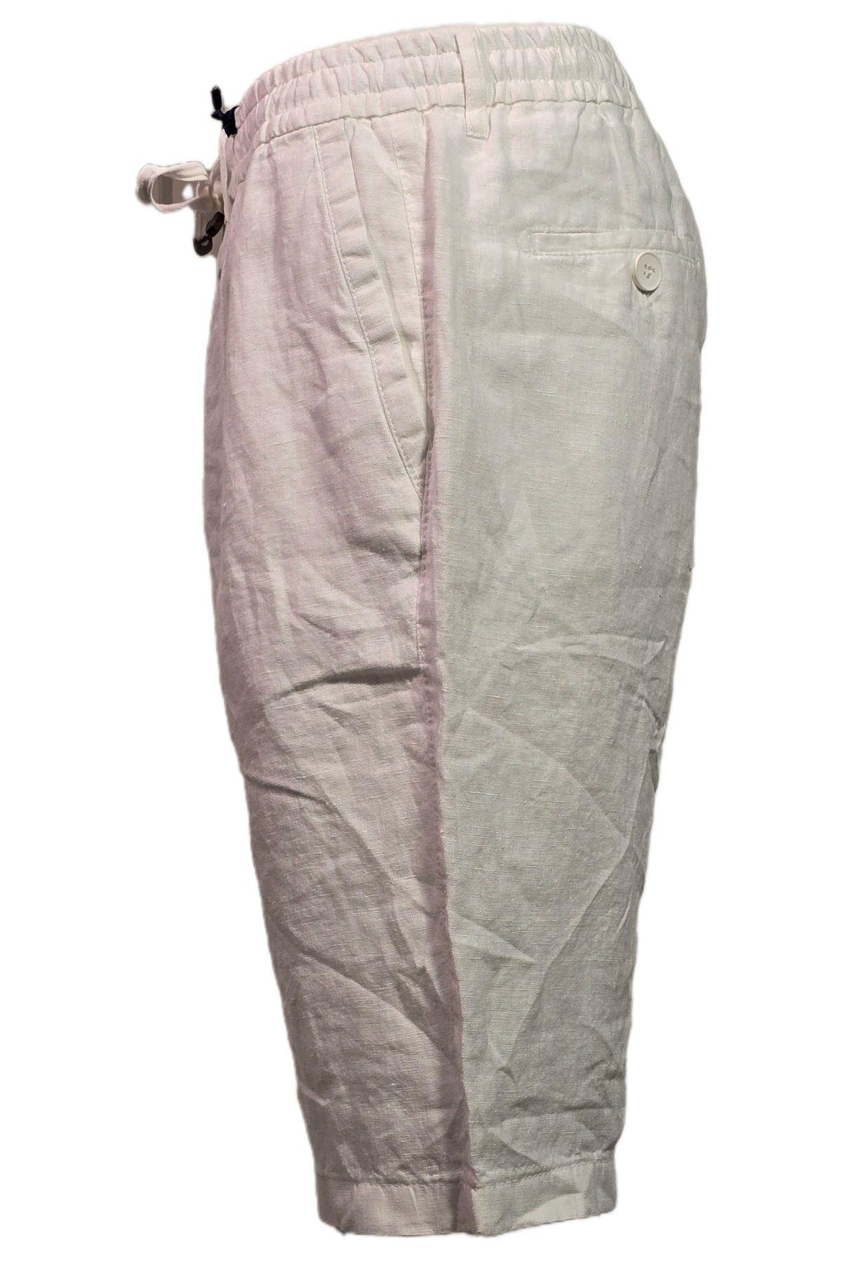 Campione 1229402 Erkek Keten Şort White