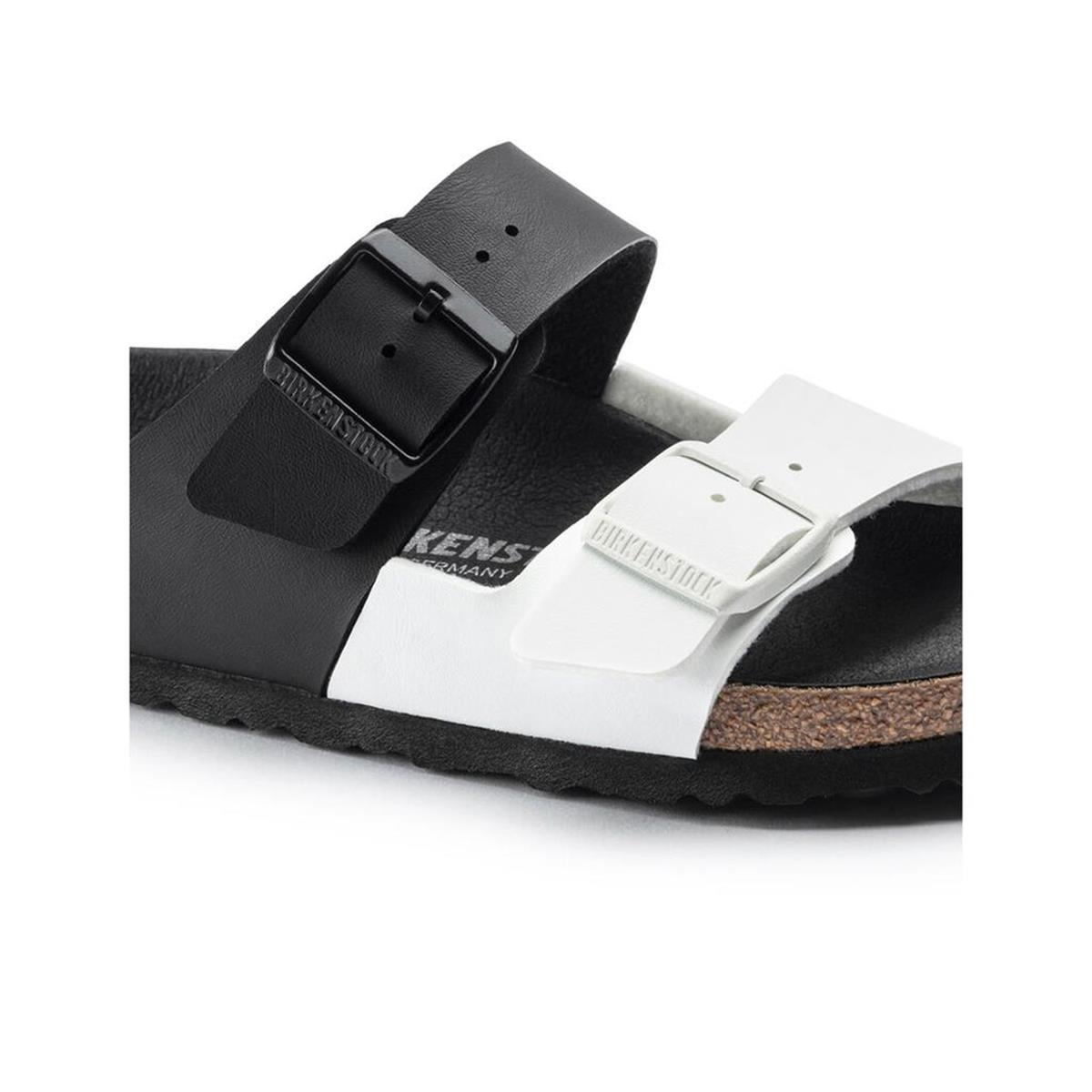 Birkenstock Arizona BF Split Unisex Terlik 1019703-Black/White