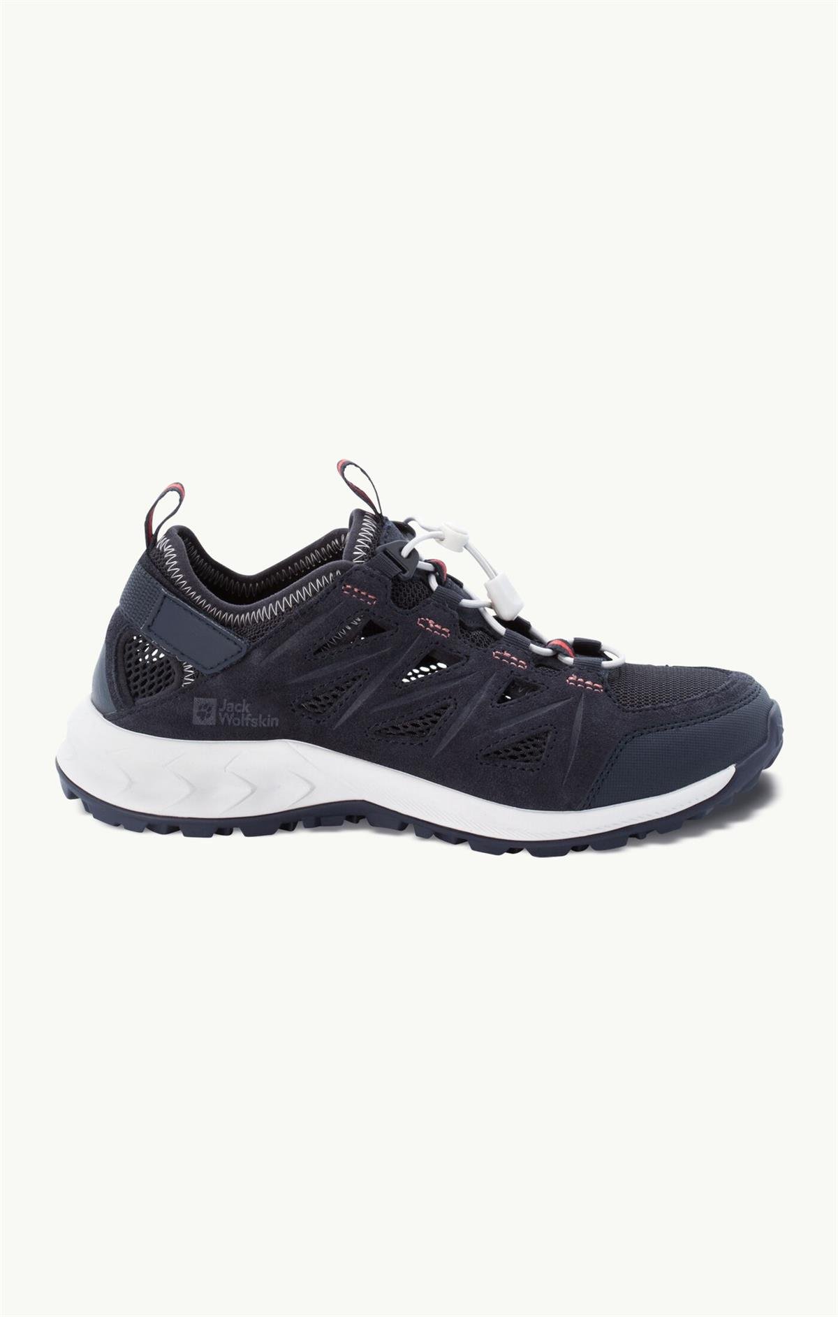 Jack Wolfskin Woodland 2 Hybrid Low Kadın Ayakkabı 4051351-1207 Dark Blue / Pink