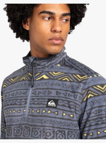Quiksilver Aker HZ Fleece Polar EQYFT04979-SNA6 Tribal Heritage Flint Stone