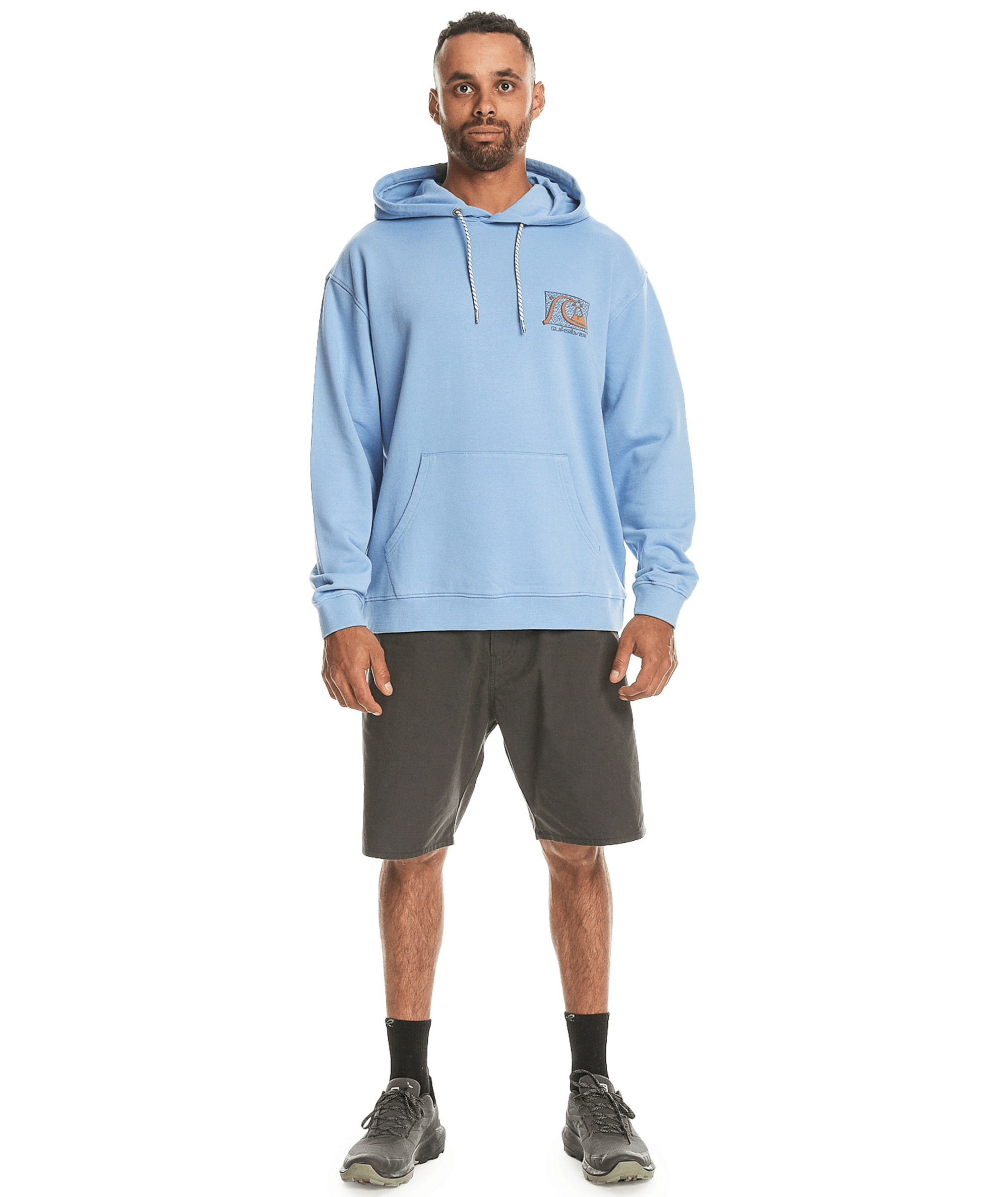 Quiksilver Apog Heritage Hoodie EQYFT04912-34051 Hydrangea
