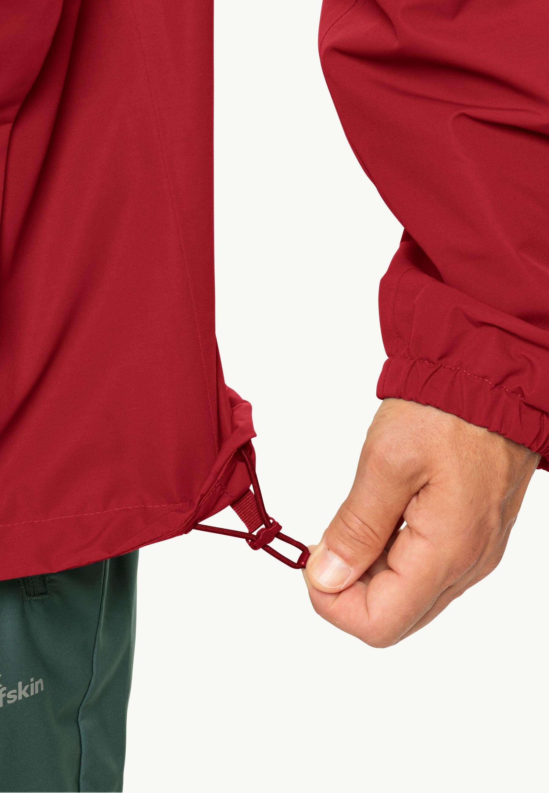 Jack Wolfskin Stormy Point 2L JKT Erkek Ceket 1111142-2607 Red Glow