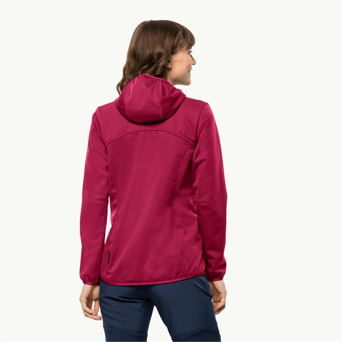 Jack Wolfskin Windhain Kadın Ceket 1307481-2160 Cranberry