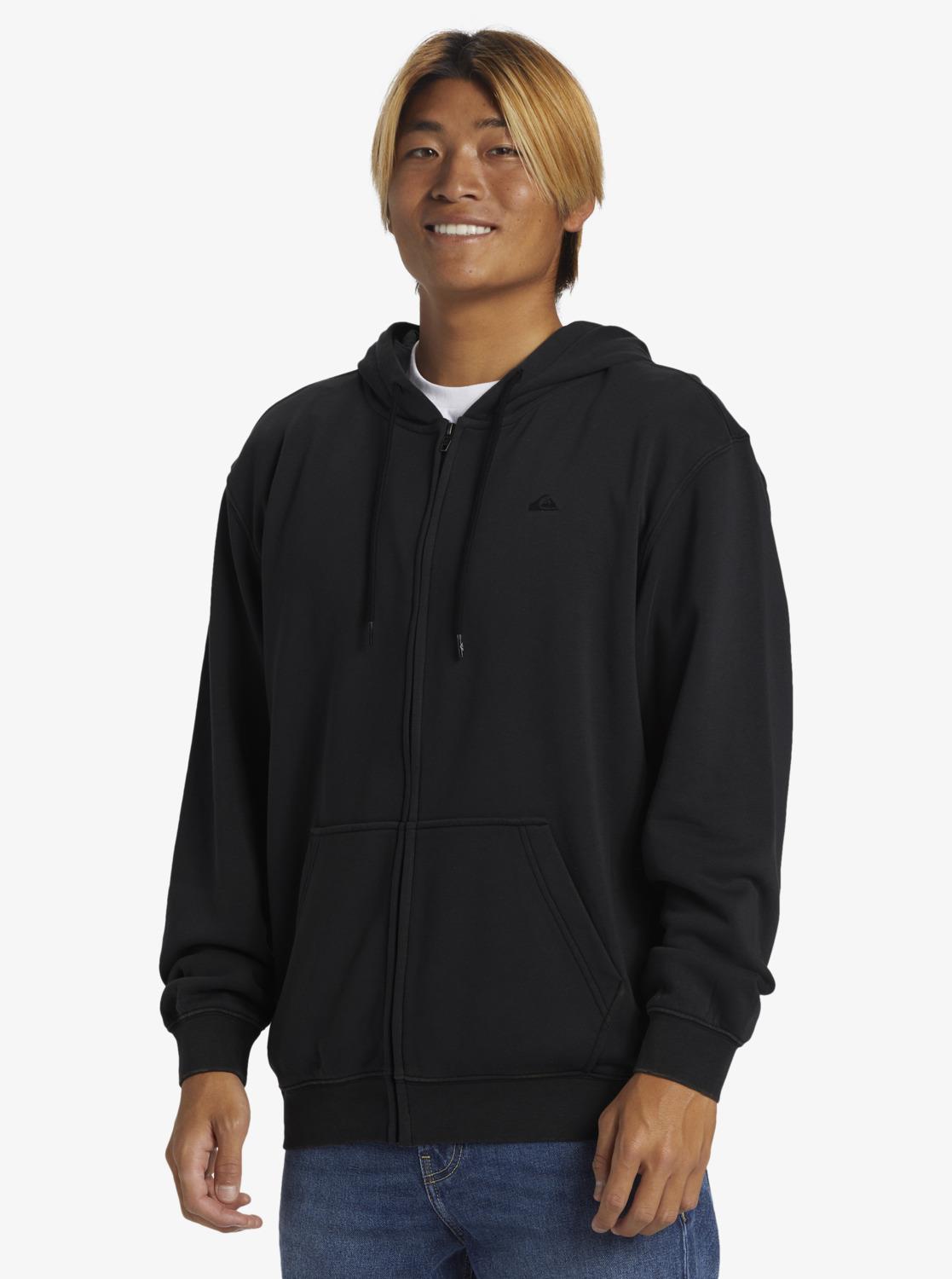 Quiksilver Salt Water Zip Hoodie Erkek Sweatshirt AQYFT03330-KVJ0 Black