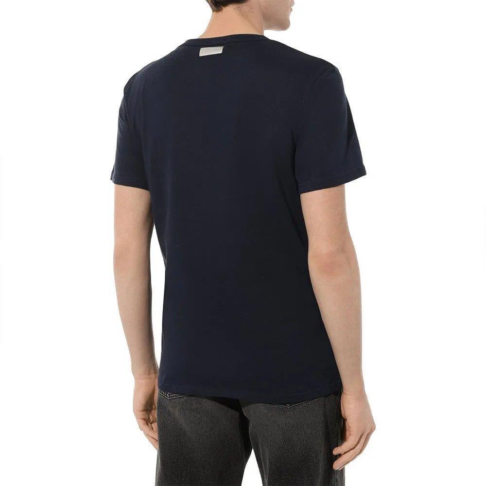 Bikkembergs BKK2MTS04 Half Logo T-Shirt Navy