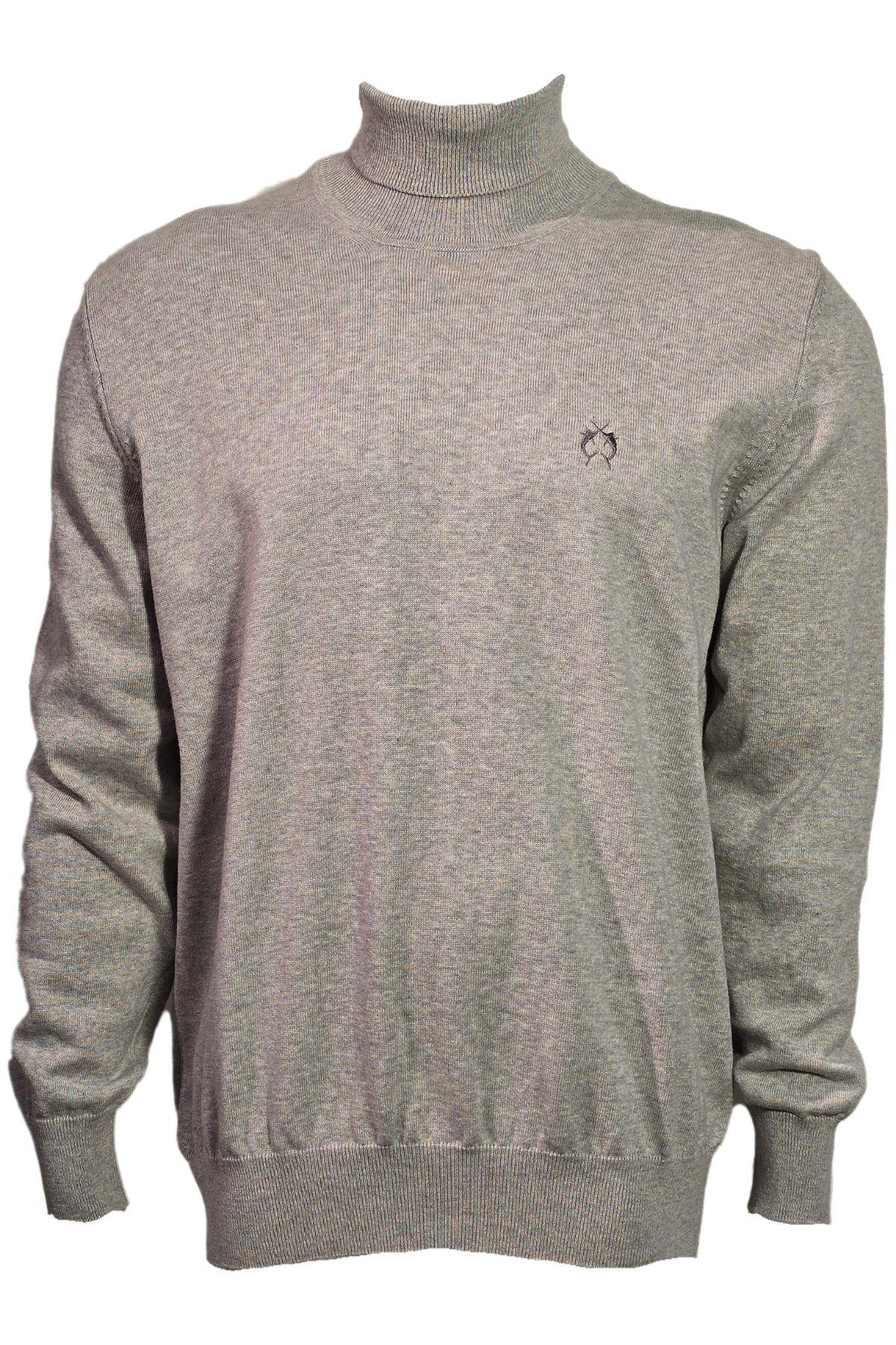 Campione 3099802 Erkek Boğazlı Kazak Grey