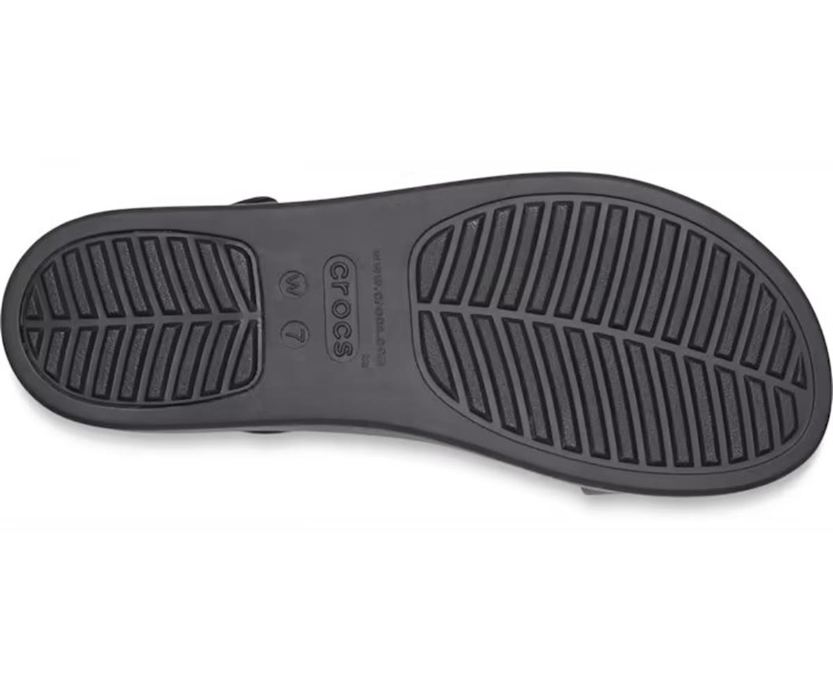 Crocs Brooklyn Low Wedge Kadın Terlik 206453-060 Black/Black