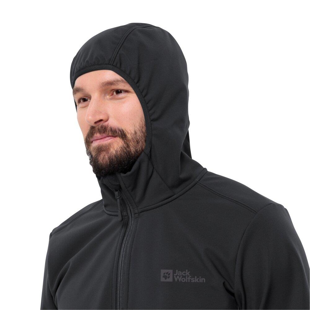 Jack Wolfskin Bornberg Hoody M Erkek Outdoor Ceket 1307471-6000 Black