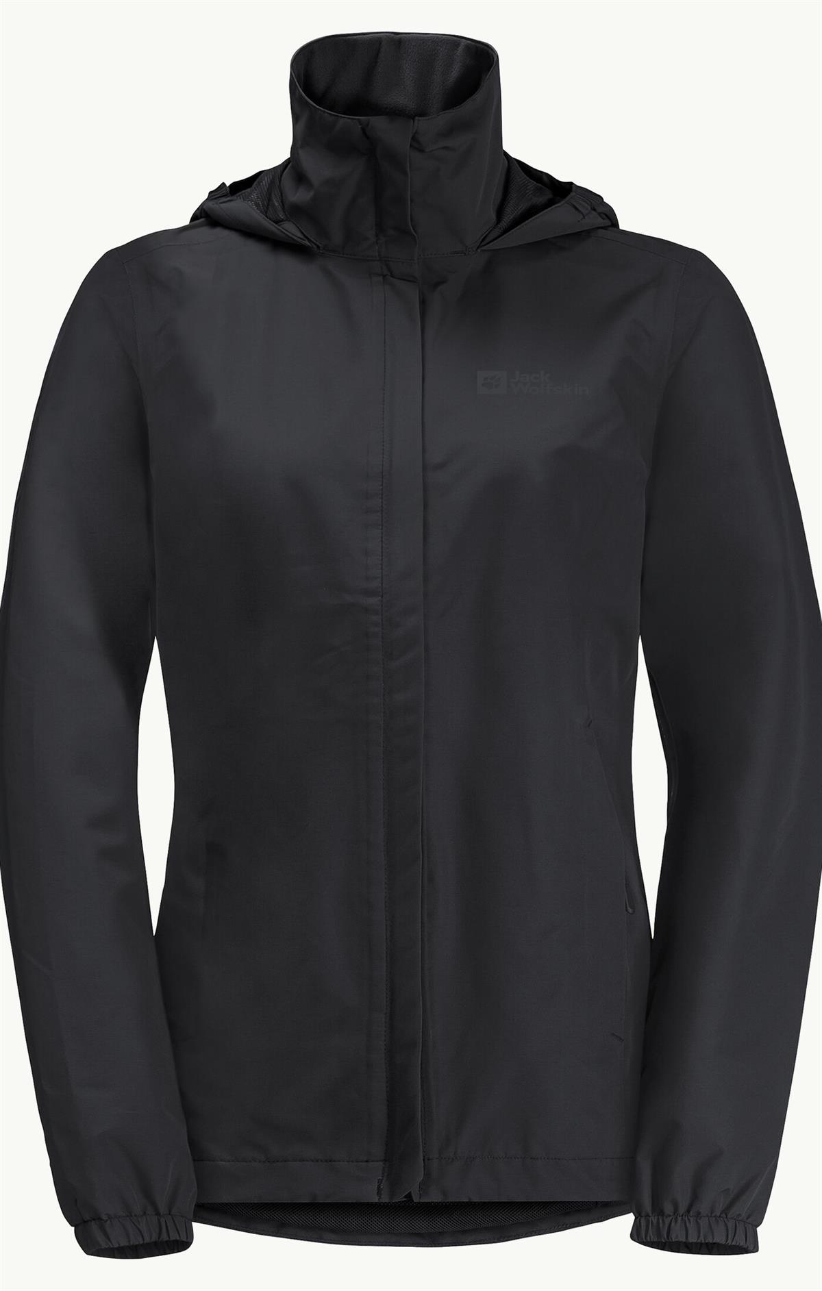 Jack Wolfskin Stormy Point 2L JKT Kadın Ceket 1111202-6000 Black