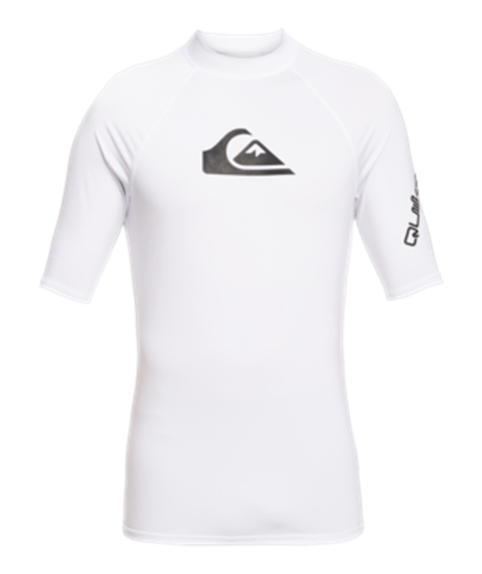 Quiksilver All Time UV Korumalı Kısa Kollu Yetişkin Mayosu EQYWR03358-White