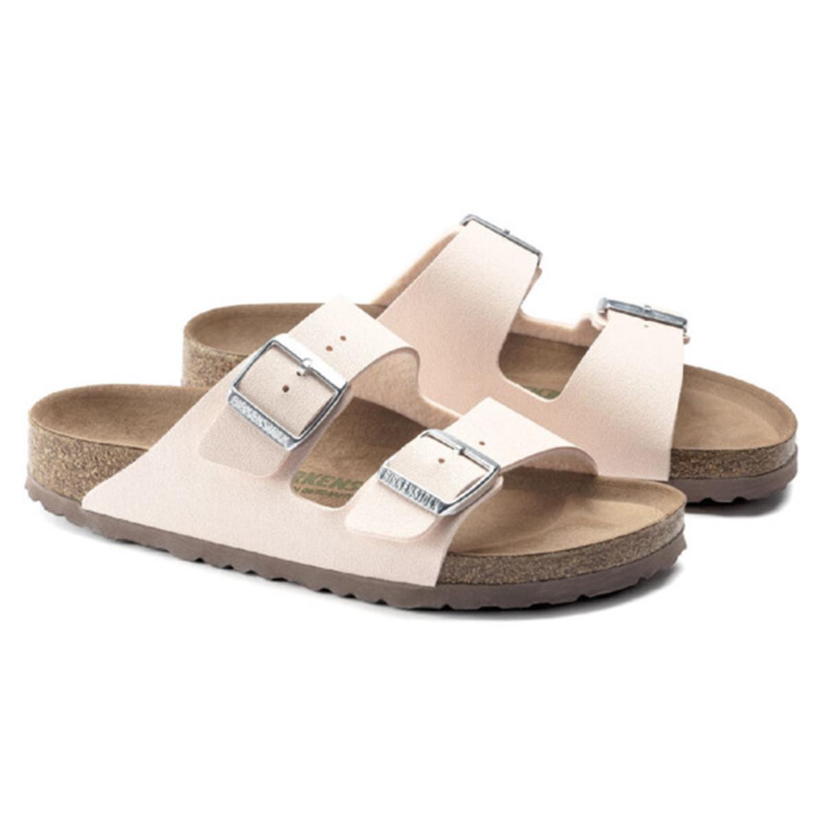 Birkenstock Arizona BF Earthy Vegan Unisex Terlik 1019635-Light Rose