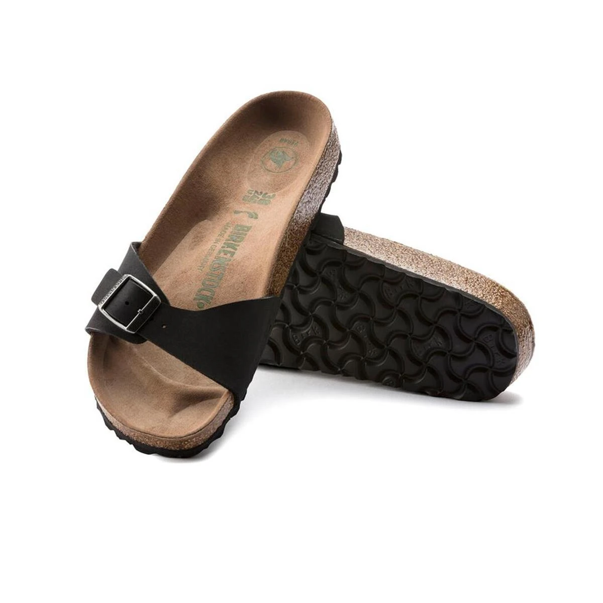 Birkenstock Madrid BF Earthy Vegan Kadın Terlik 1020060-Black