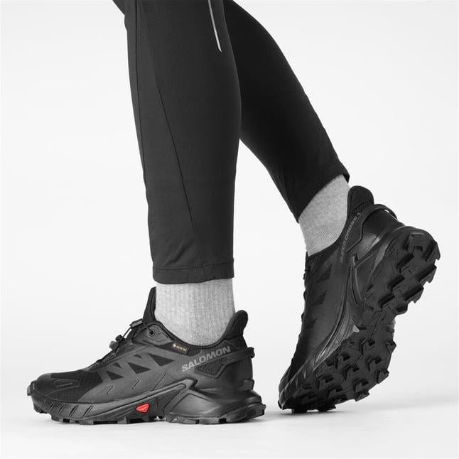 Salomon Supercross 4 GTX Kadın Outdoor Ayakkabı L41733900 Black/Black/Black