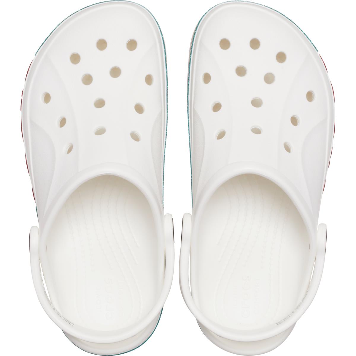 Crocs Bayaband Rainbow Glitter Clog Çocuk Terlik 209730-100 White
