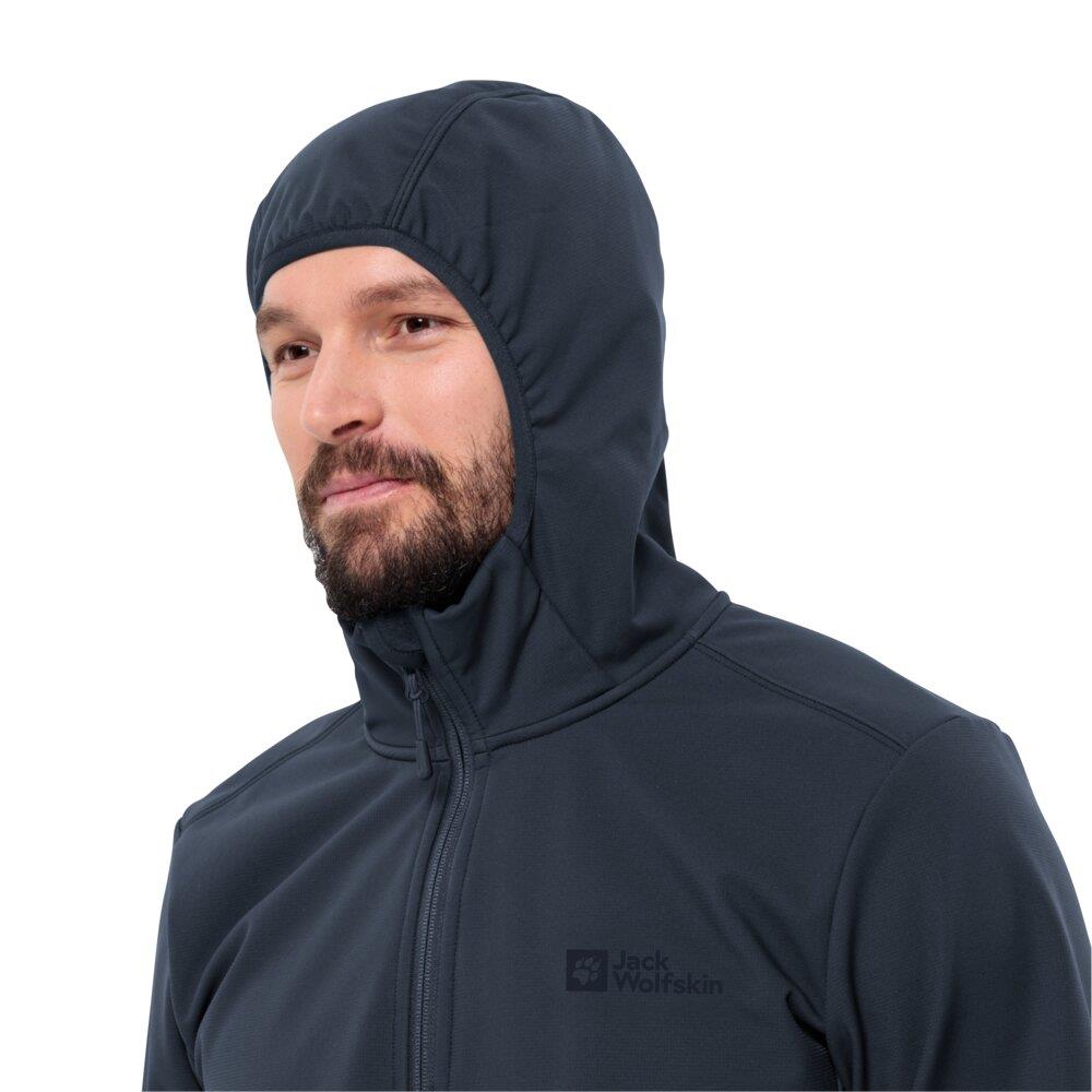Jack Wolfskin Bornberg Hoody M Erkek Outdoor Ceket 1307471-1010 Night Blue