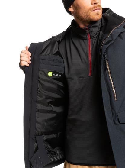 Quiksilver Mission Solid JK Snowboard Ceketi EQYTJ03266-KVJ0 Black