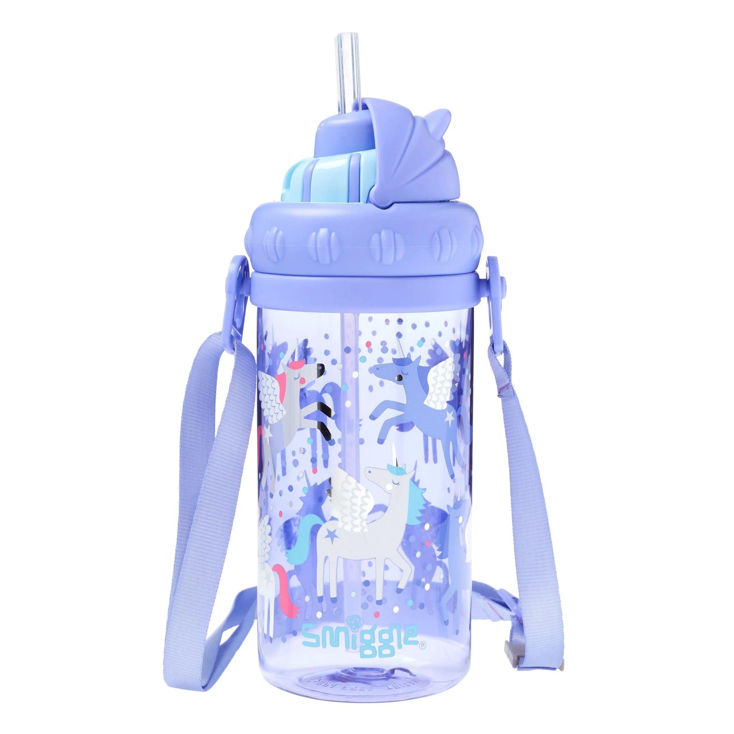 Smiggle - Up | Down Askılı Pipetli 400ML BPA İçermeyen Suluk