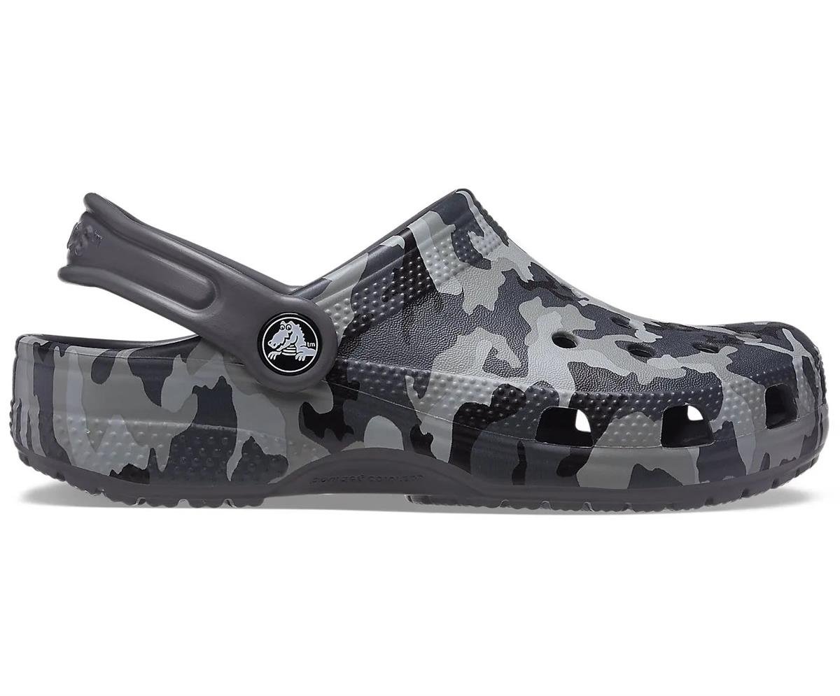 Crocs Classic Camo Clog Bebek Terlik 207593-097 Black