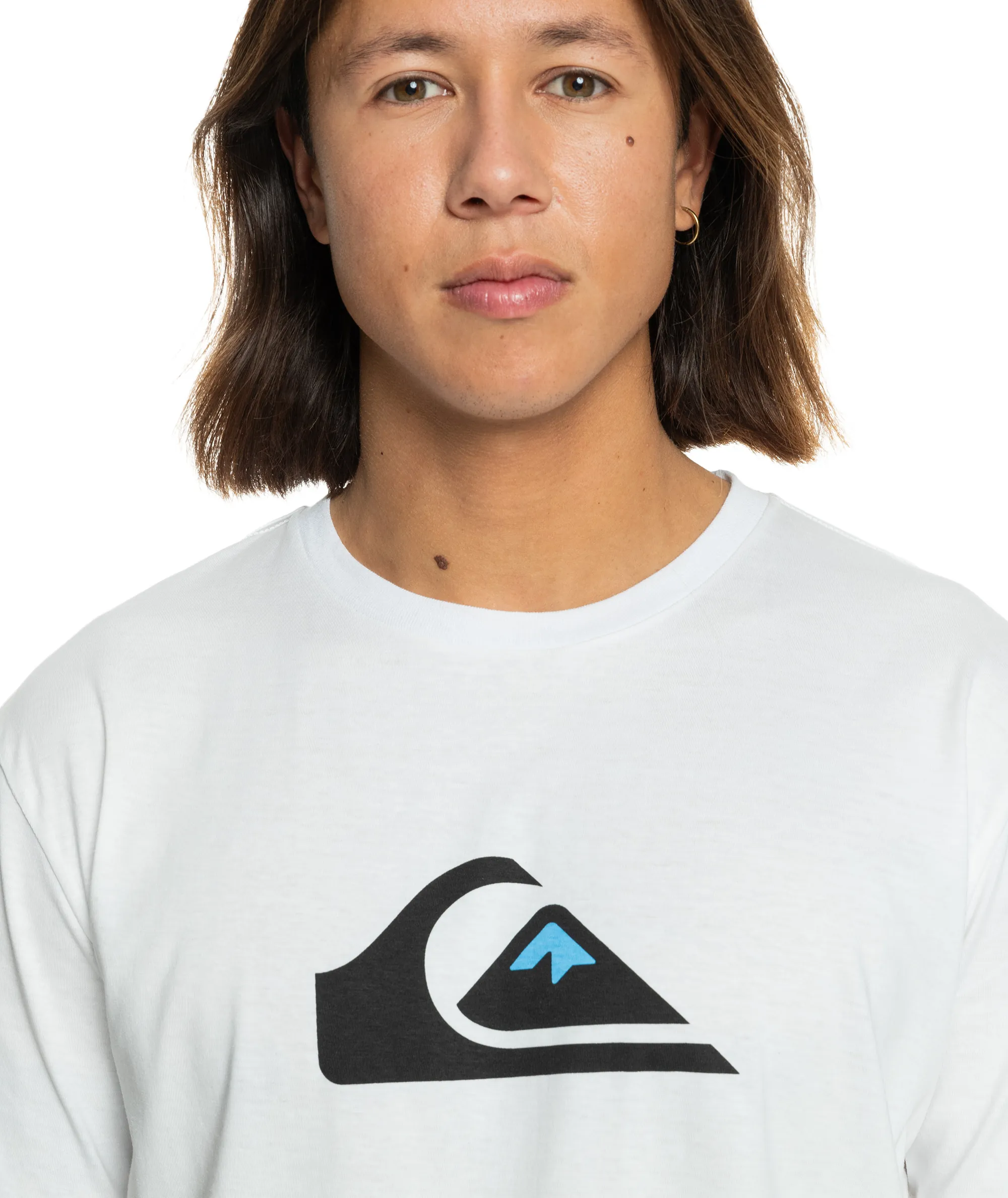 Quiksilver COMP LOGO SS ERKEK  White T-SHIRT