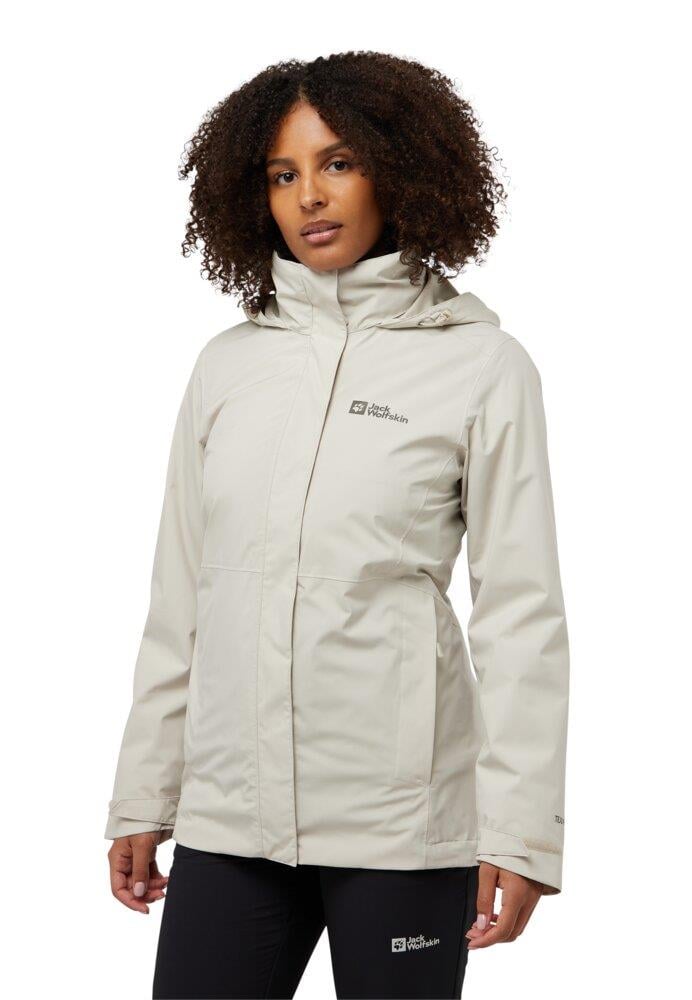 Jack Wolfskin Rotwand 3IN1 JKT W Kadın Outdoor Ceket A60333-A0029 Seal