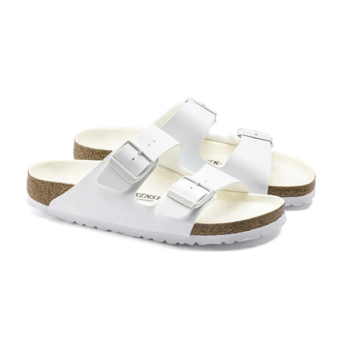 Birkenstock Arizona BF Triples Unisex Terlik 1019046-White
