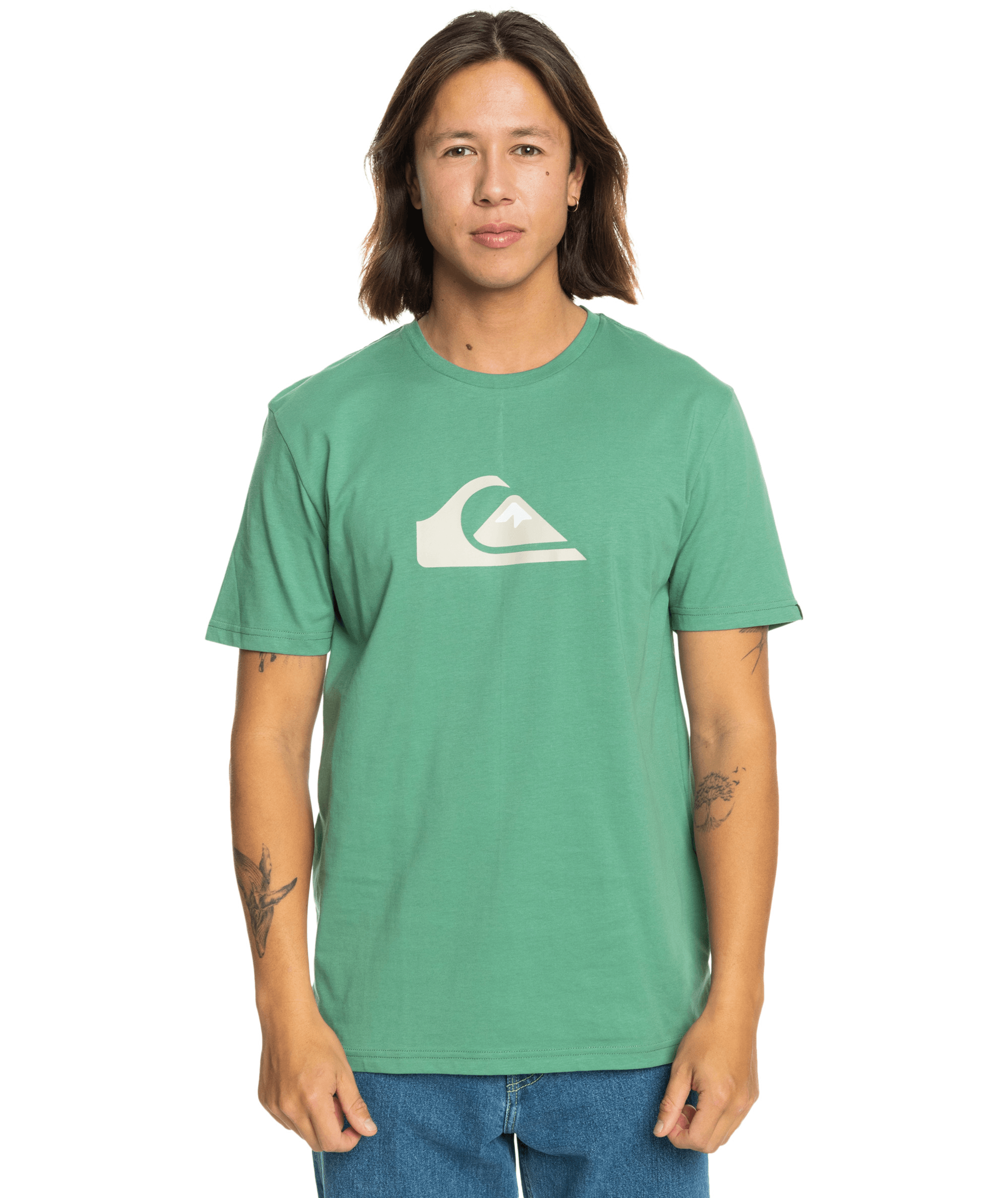 COMP LOGO SS ERKEK FROSTY SPRUCE T-SHIRT