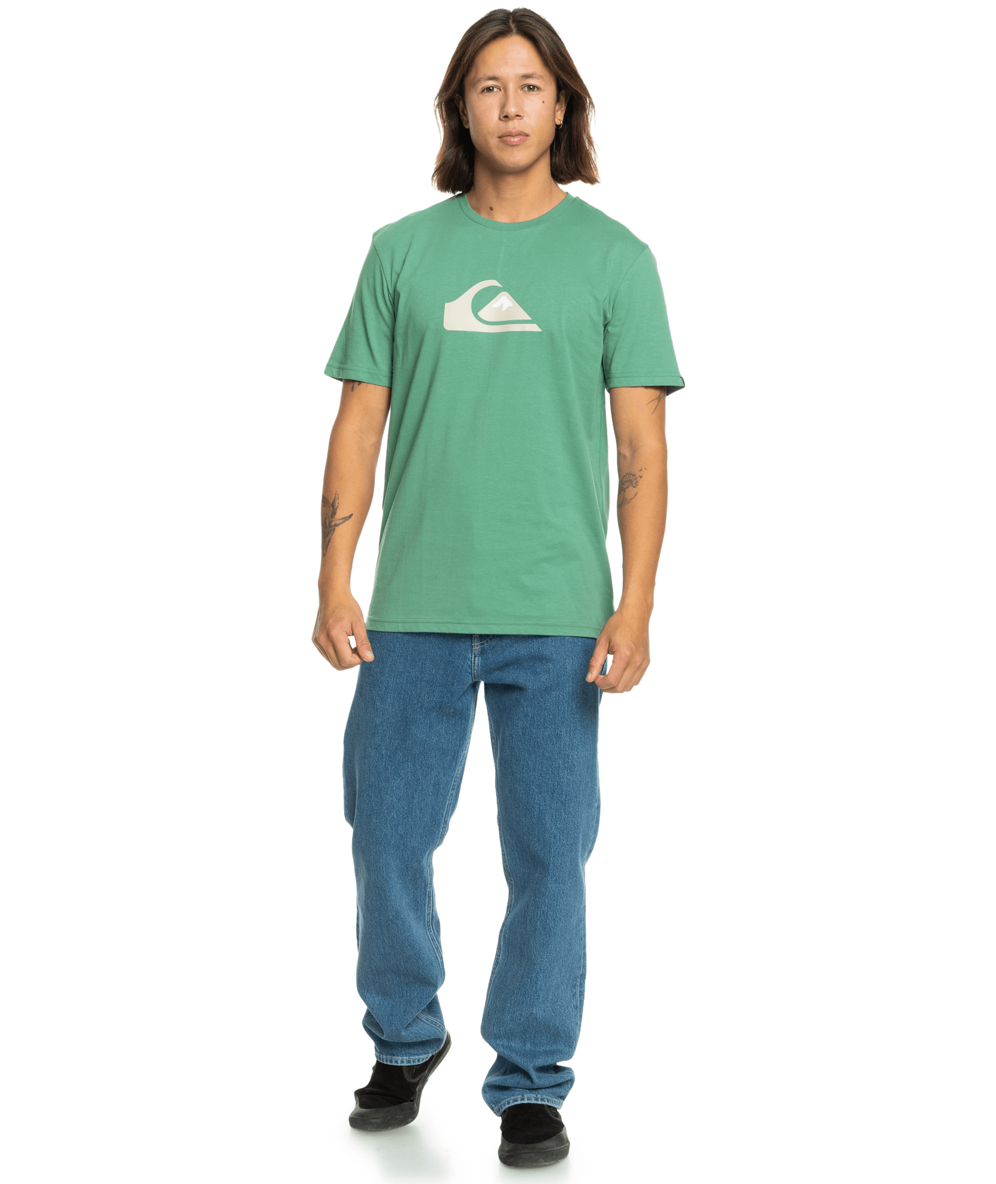 COMP LOGO SS ERKEK FROSTY SPRUCE T-SHIRT