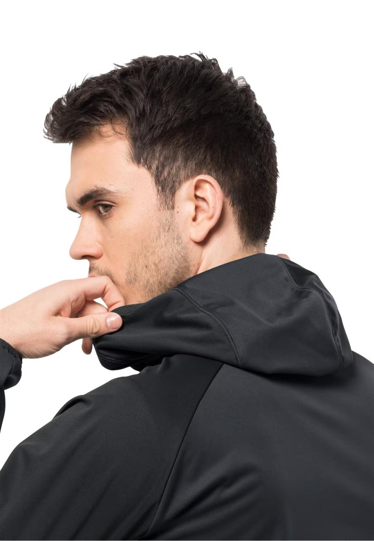 Jack Wolfskin Feldberg Hoody Erkek Ceket 1306922-6000 Black
