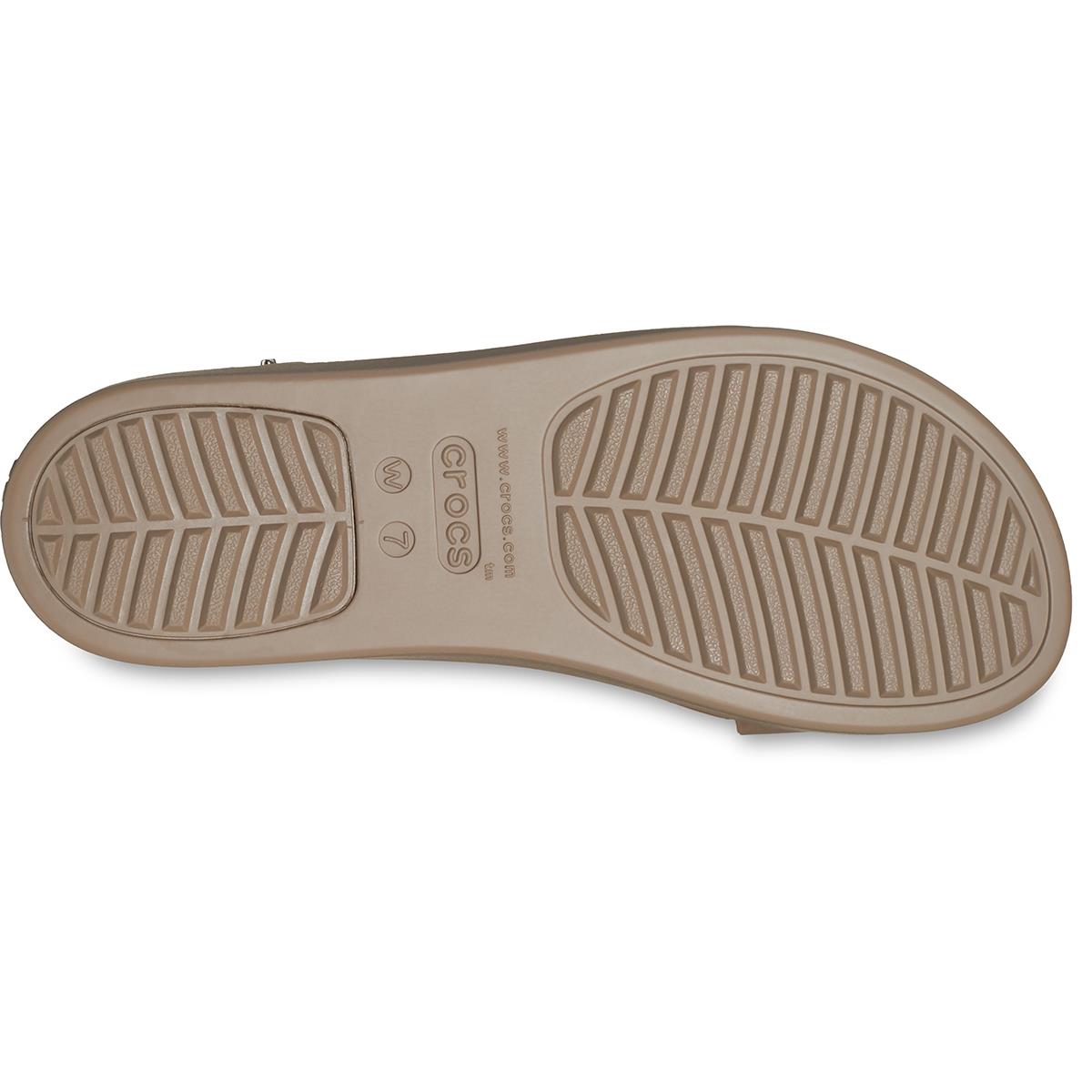 Crocs Brooklyn Low Wedge Kadın Terlik 206453-2EL Latte/Mushroom