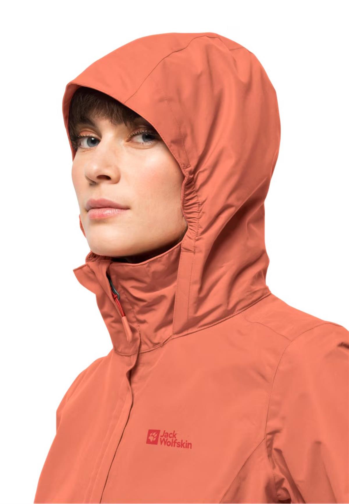 Jack Wolfskin Stormy Point 2L JKT Kadın Ceket 1111202-2182 Guave
