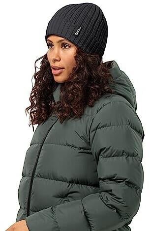 Jack Wolfskin Rib Knit Beanie Bere 1907122-6000 Black