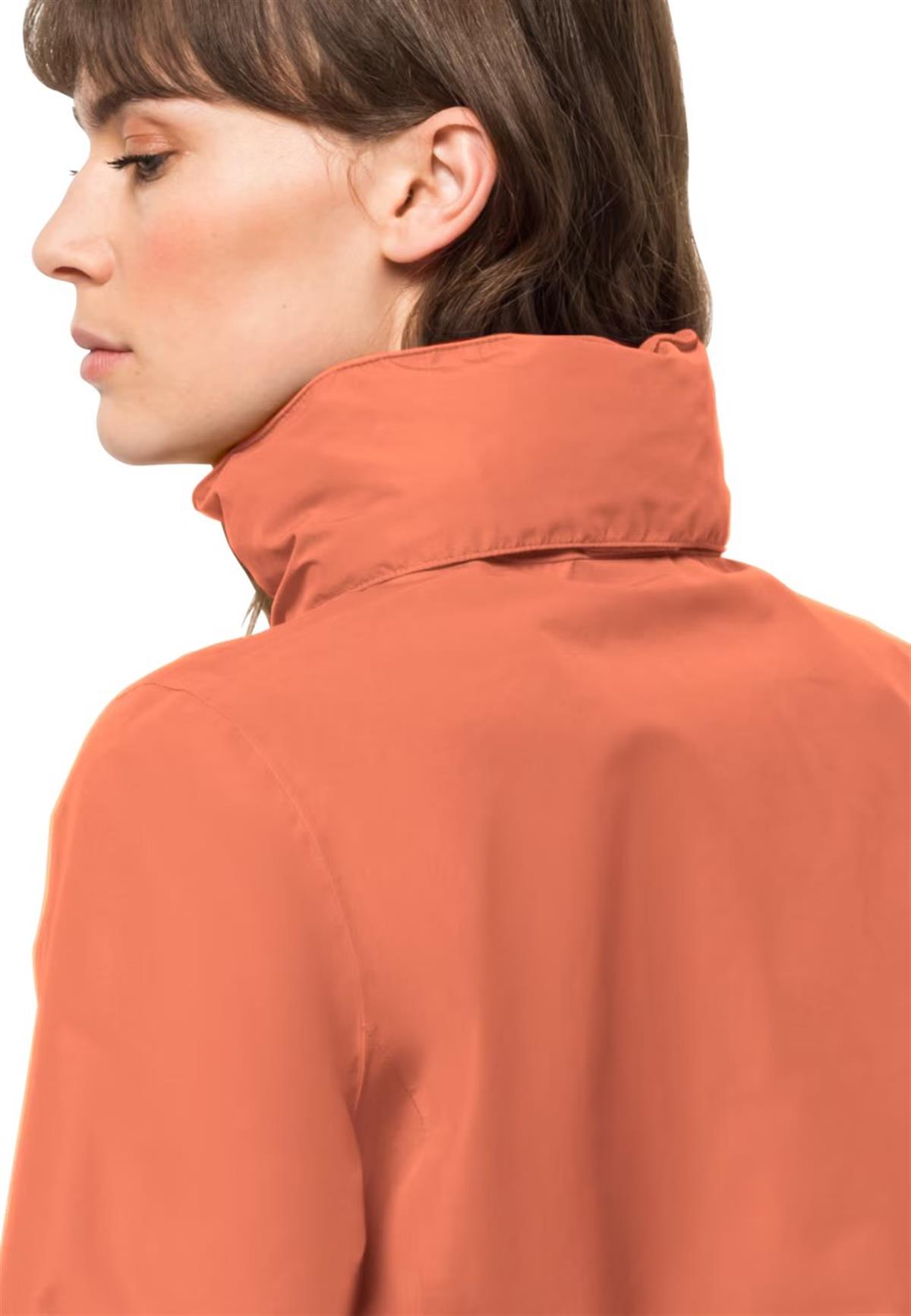 Jack Wolfskin Stormy Point 2L JKT Kadın Ceket 1111202-2182 Guave