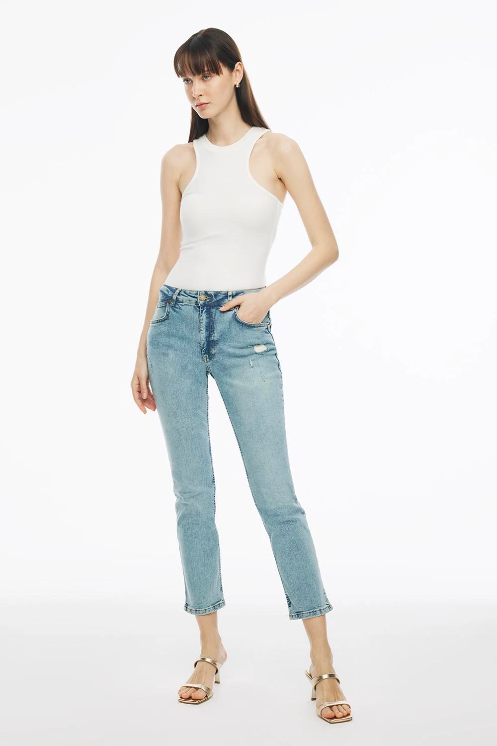 Perspective Norvas Denim Pantolon 0075 Mavi