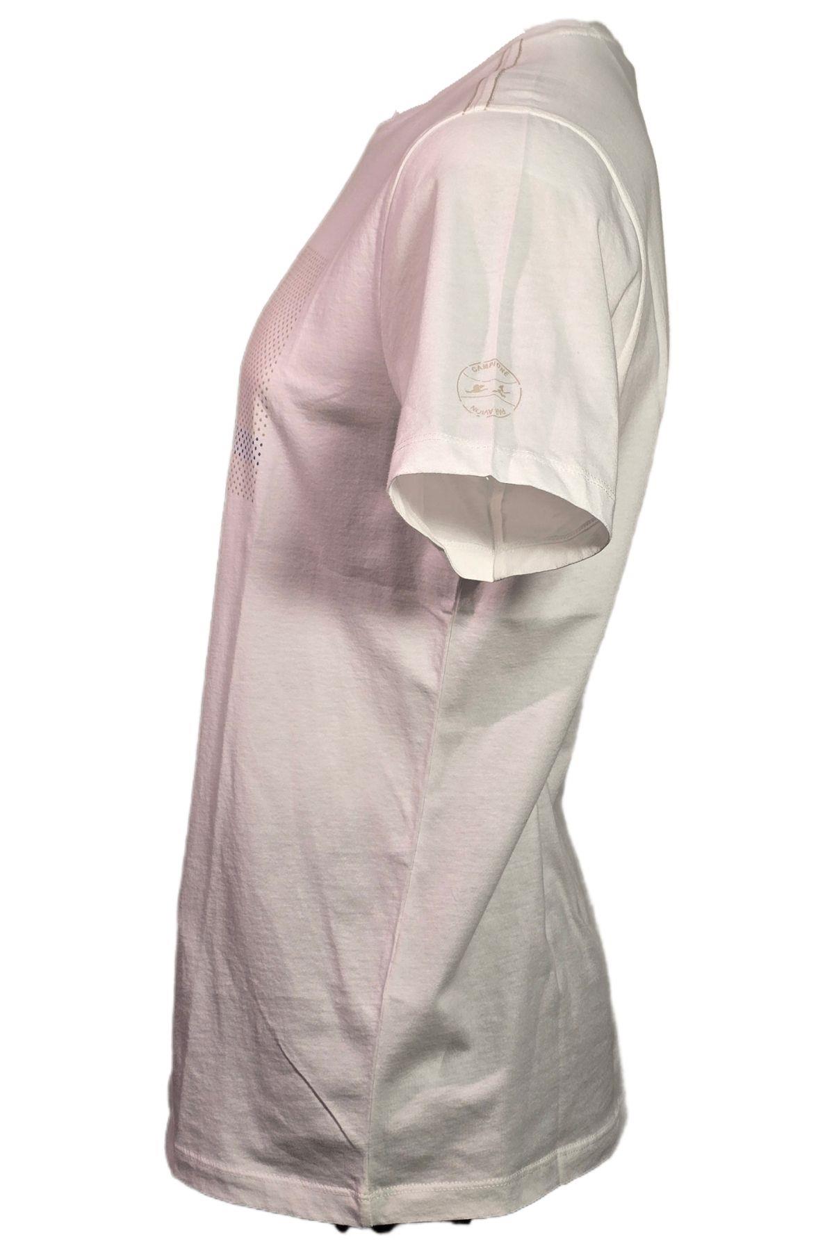 Campione 1099805 Erkek T-Shirt Off White