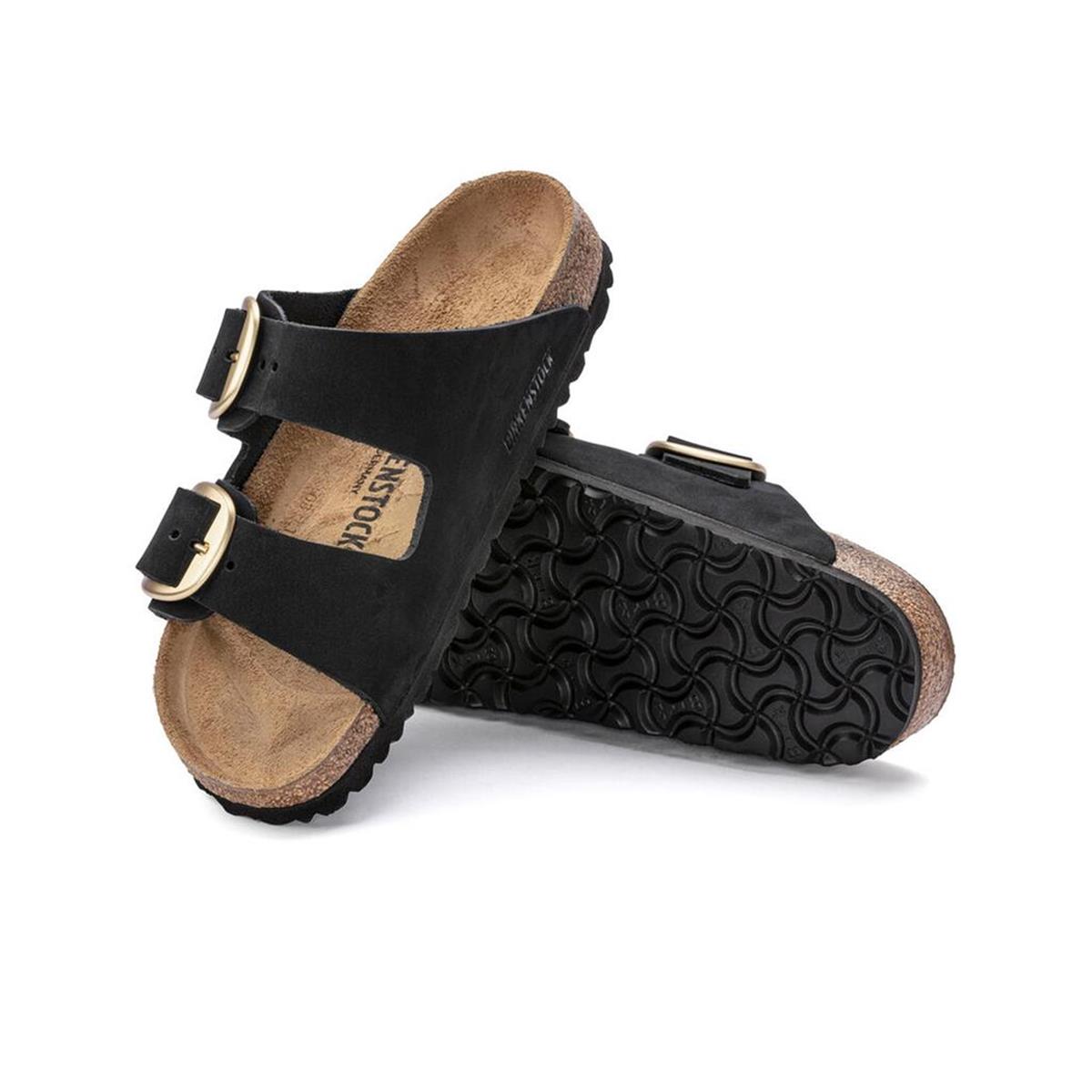 Birkenstock Arizona Big Buckle Nu Terlik 102390-Black Gold