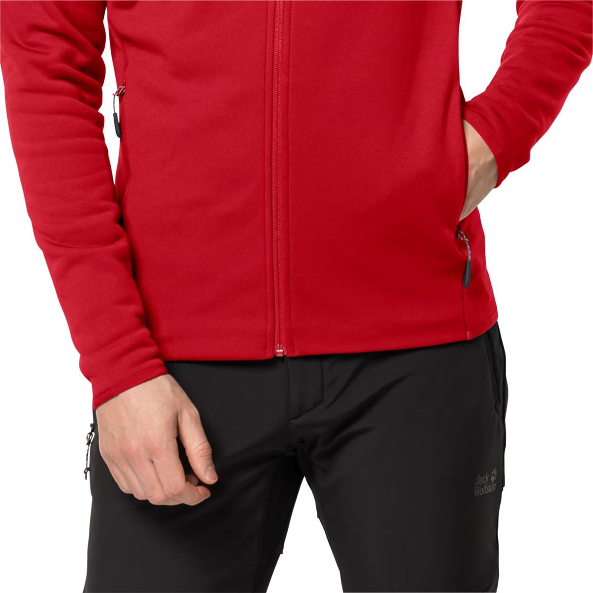 Jack Wolfskin Baiselberg Erkek Ceket 1710541-2206 Adrenalin Red