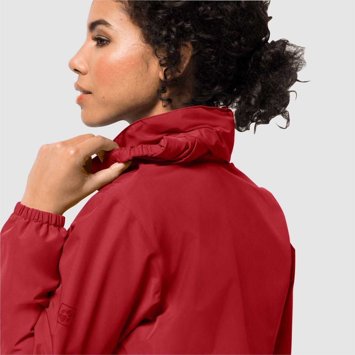 Jack Wolfskin Stormy Point 2L JKT Kadın Ceket 1111202-2178 Bright Scarlet