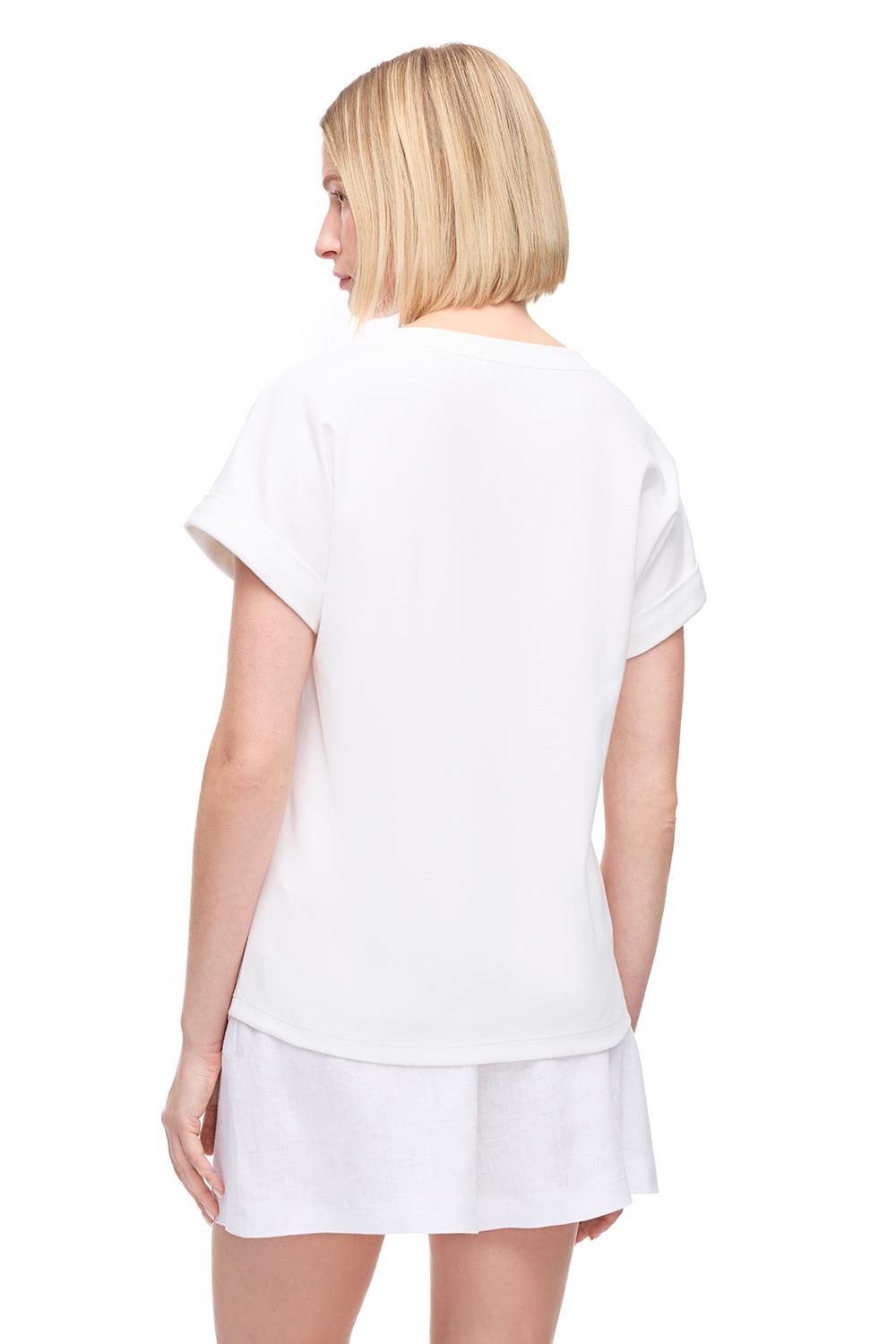 Perspective Makis T-Shirt 0286-Beyaz