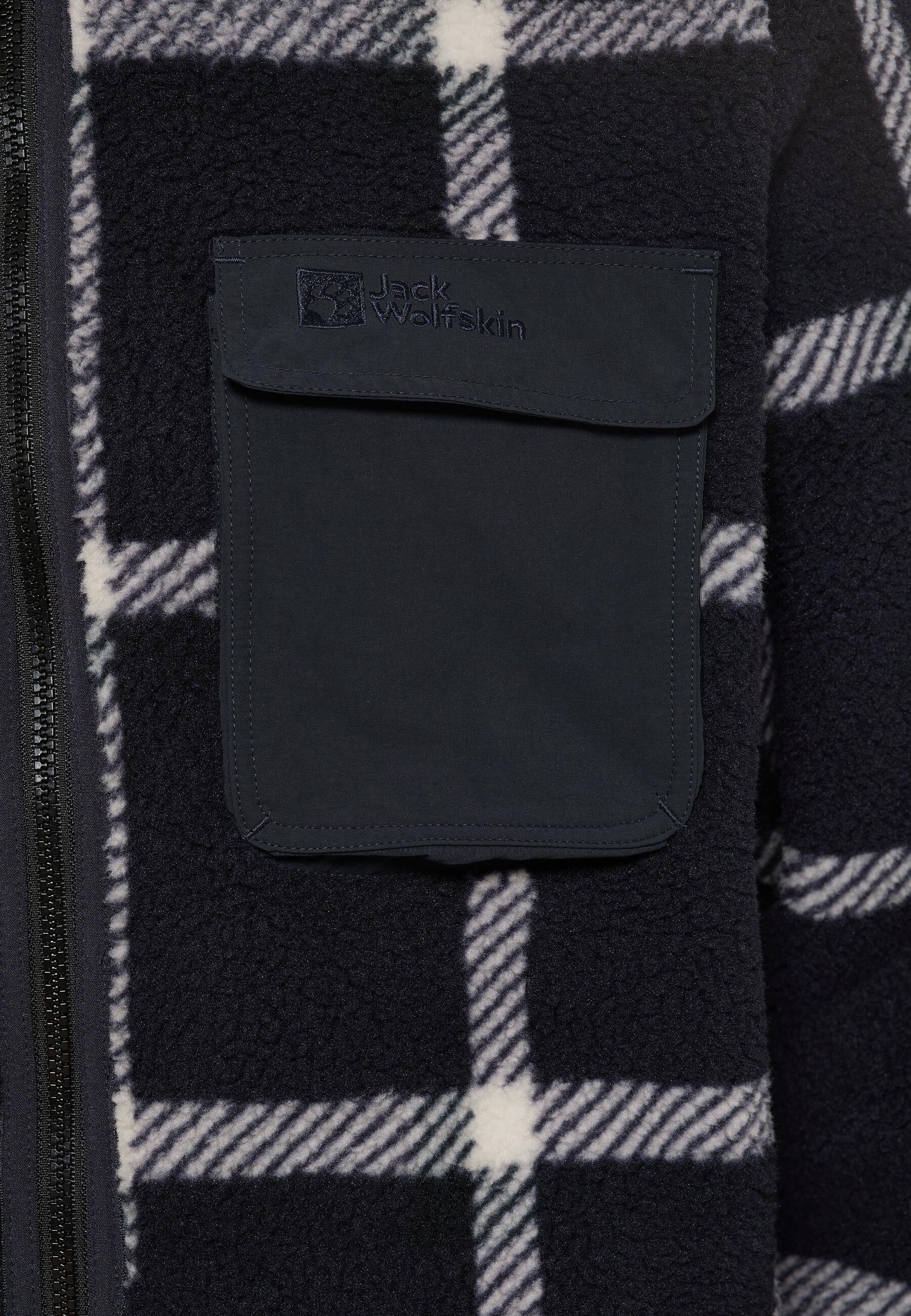 Jack Wolfskin Felslicht Check JKT M Erkek Outdoor Ceket A60058-C0413 Dark Navy