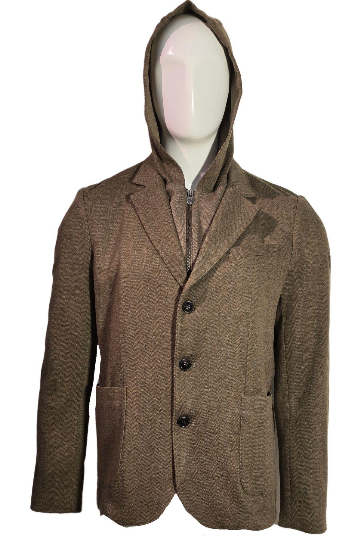Campione 3319301 Erkek Triko Ceket Beige