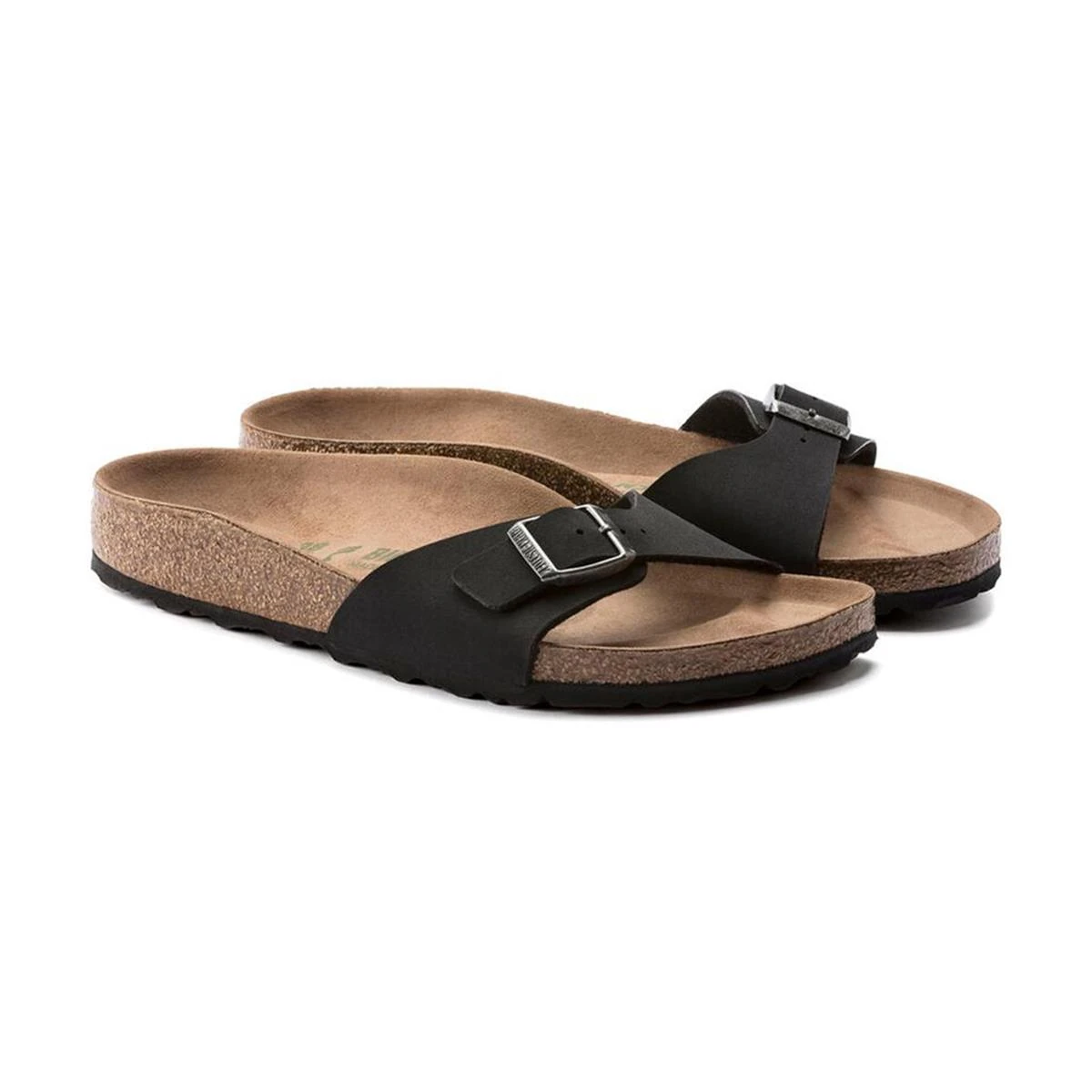 Birkenstock Madrid BF Earthy Vegan Kadın Terlik 1020060-Black