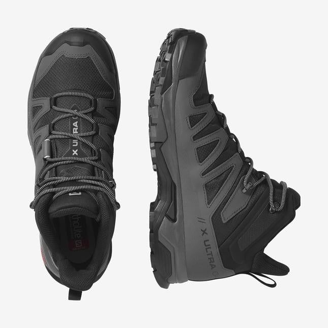 Salomon X Ultra 4 MID GTX Erkek Outdoor Bot L41383400 Black/Magnet/Pearl Blue