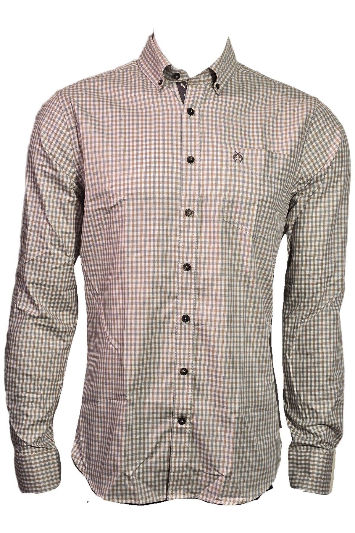 Campione 3709514 Erkek Kareli Gömlek Flannel