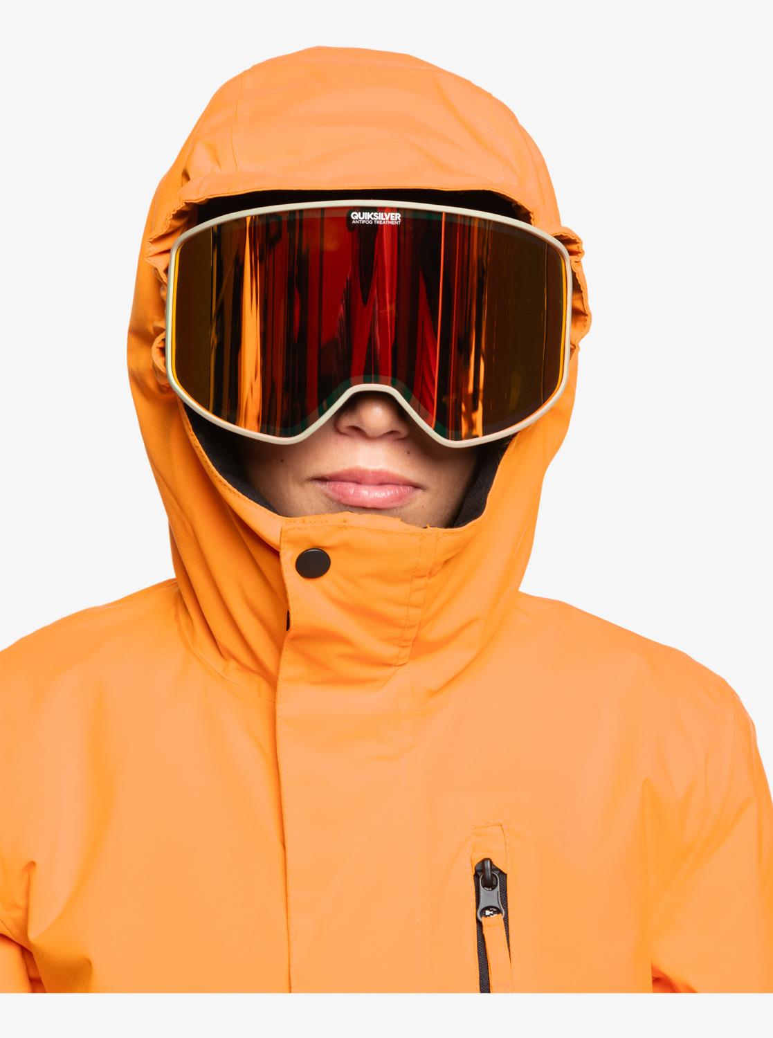 Quiksilver Mission Solid Youth JK Çocuk Snowboard Ceketi EQBTJ03157-4177 Orange Pepper