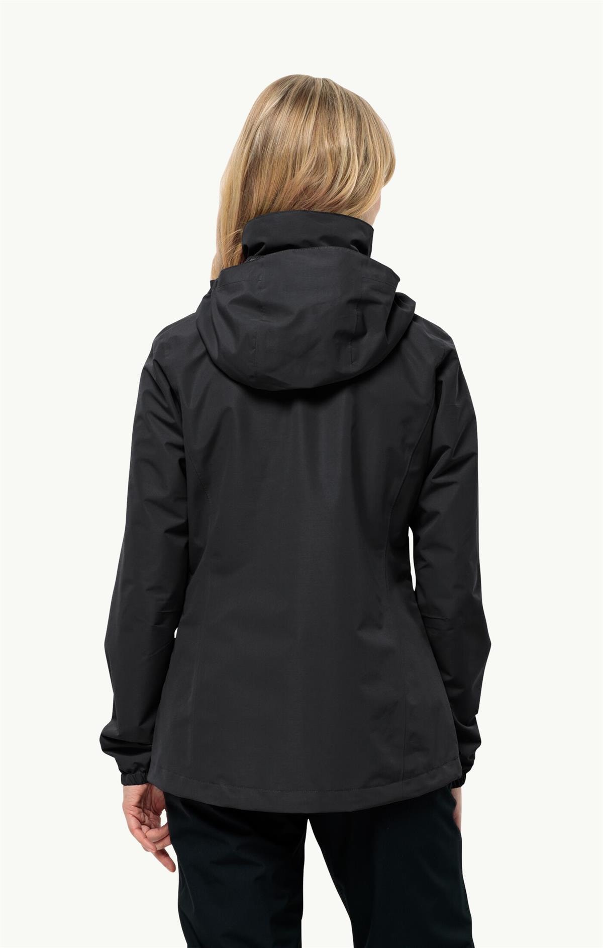 Jack Wolfskin Stormy Point 2L JKT Kadın Ceket 1111202-6000 Black