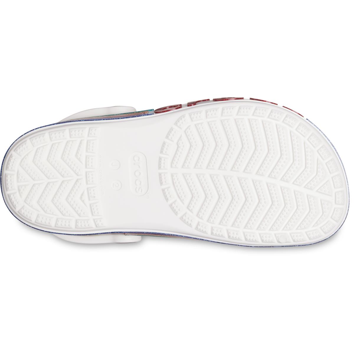 Crocs Bayaband Rainbow Glitter Clog Çocuk Terlik 209730-100 White