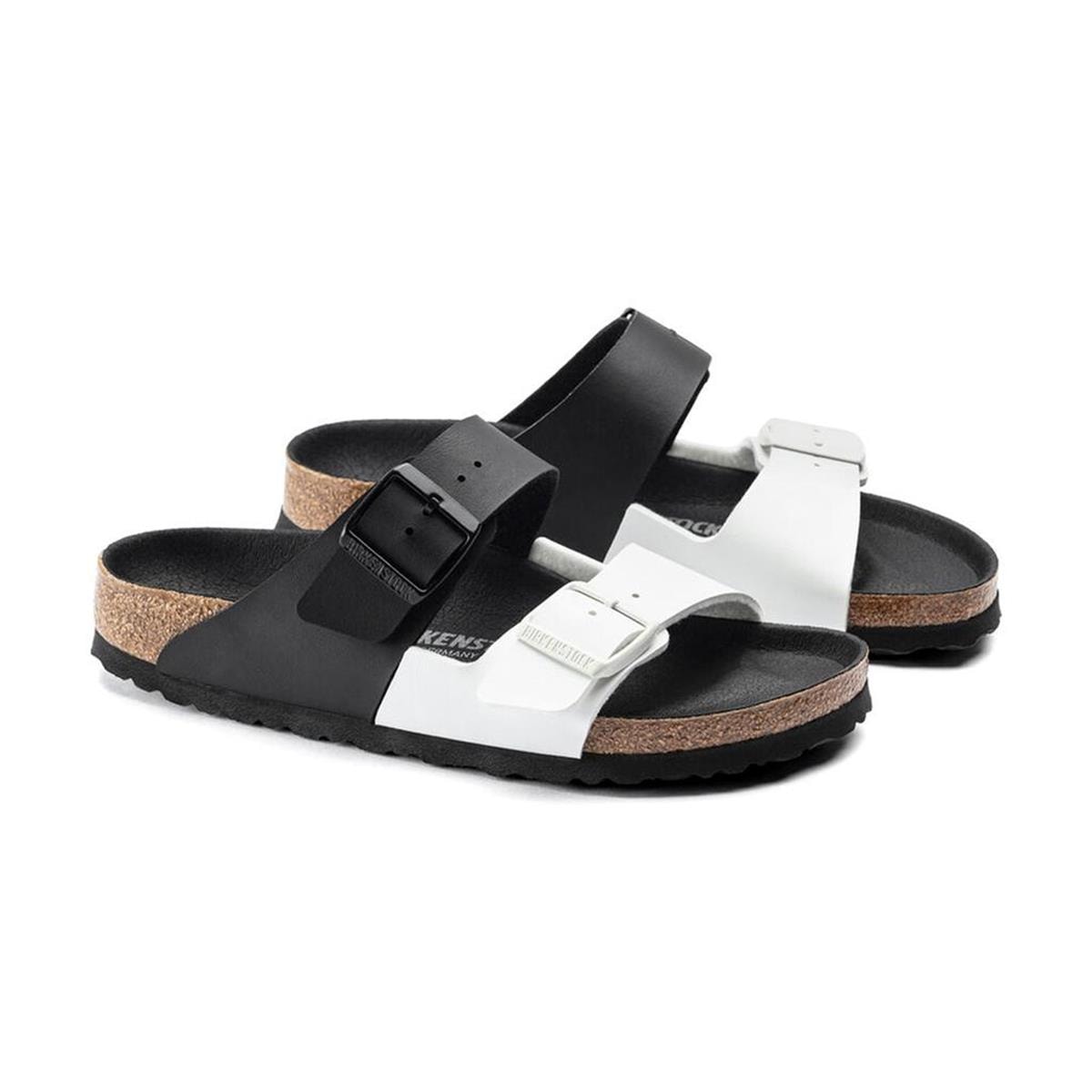 Birkenstock Arizona BF Split Unisex Terlik 1019703-Black/White