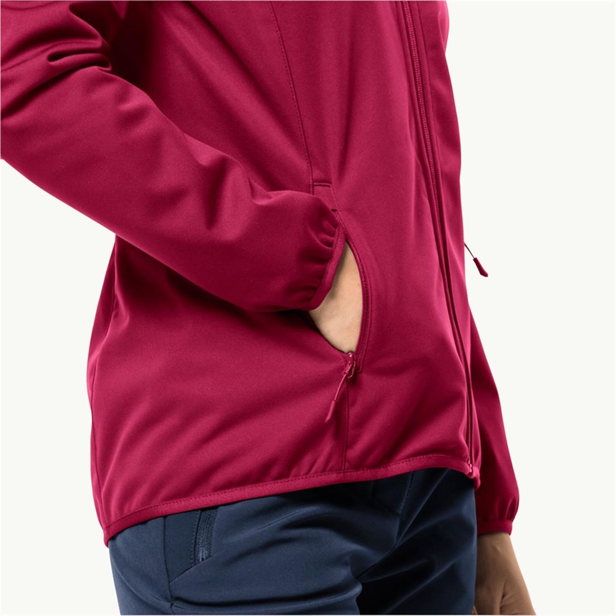 Jack Wolfskin Windhain Kadın Ceket 1307481-2160 Cranberry